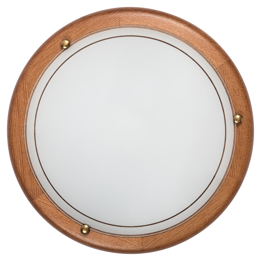 Brilagi - Stropna svjetiljka ORBIS 1xE27/60W/230V Ø 30 cm borovina