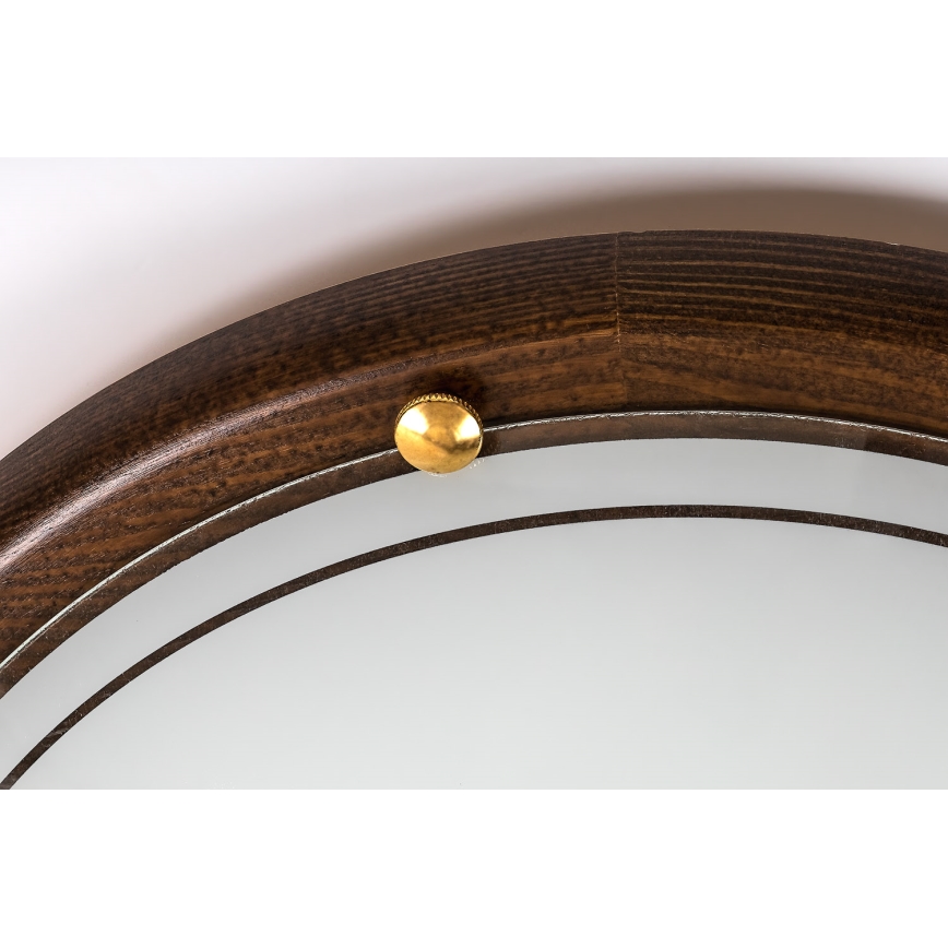 Brilagi - Stropna svjetiljka ORBIS 2xE27/60W/230V, promjer 38 cm, borovina