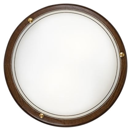 Brilagi - Stropna svjetiljka ORBIS 2xE27/60W/230V, promjer 38 cm, borovina