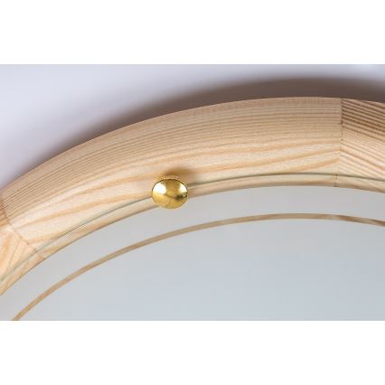 Brilagi - Stropna svjetiljka ORBIS 2xE27/60W/230V Ø 38 cm borovina