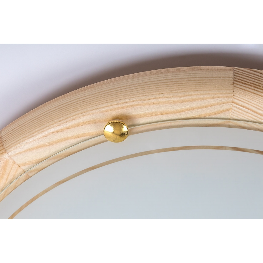 Brilagi - Stropna svjetiljka ORBIS 2xE27/60W/230V Ø 38 cm borovina