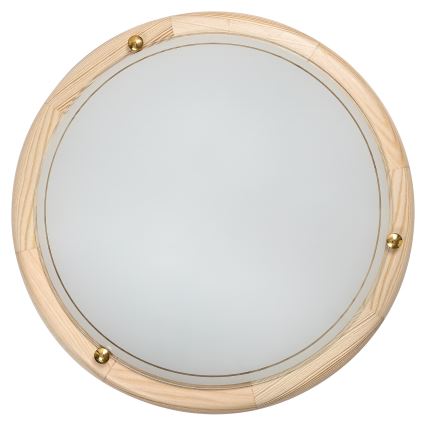 Brilagi - Stropna svjetiljka ORBIS 2xE27/60W/230V Ø 38 cm borovina