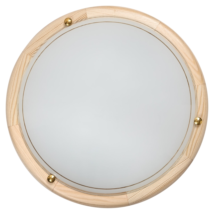 Brilagi - Stropna svjetiljka ORBIS 2xE27/60W/230V Ø 38 cm borovina