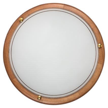 Brilagi - Stropna svjetiljka ORBIS 2xE27/60W/230V Ø 38 cm borovina