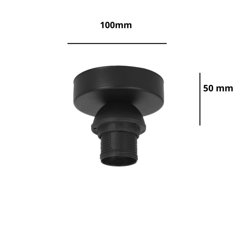 Brilagi - Stropna svjetiljka PARTY 1xE27/60W/230V Ø 10 cm crna