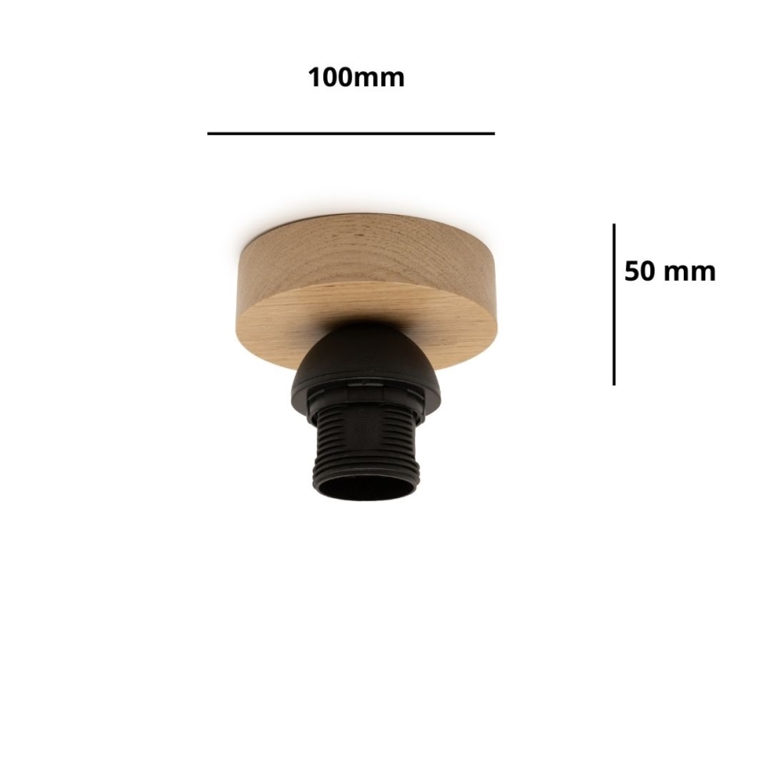 Brilagi - Stropna svjetiljka PARTY 1xE27/60W/230V Ø 10 cm hrast