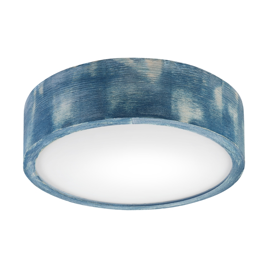 Brilagi - Stropna svjetiljka PINO 1xE27/15W/230V borovina/plava, promjer 27,5 cm