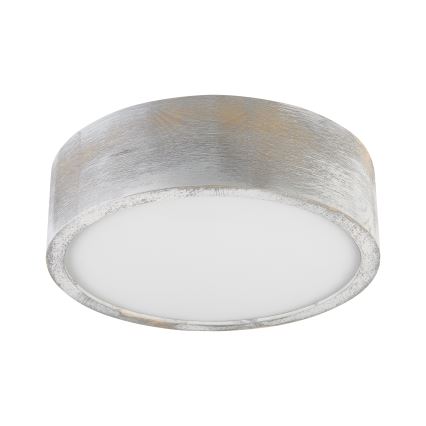 Brilagi - Stropna svjetiljka PINO 1xE27/15W/230V borovina/srebrna Ø 27,5 cm