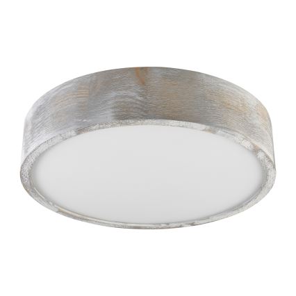 Brilagi - Stropna svjetiljka PINO 2xE27/15W/230V borovina/srebrna Ø 37,5 cm