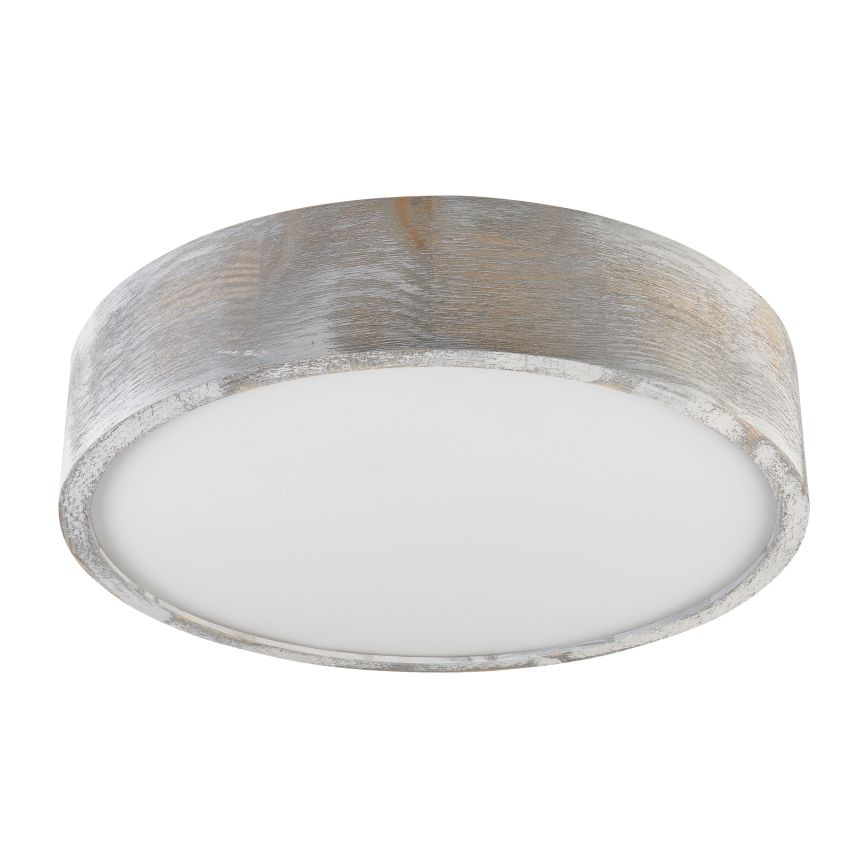 Brilagi - Stropna svjetiljka PINO 2xE27/15W/230V borovina/srebrna Ø 37,5 cm