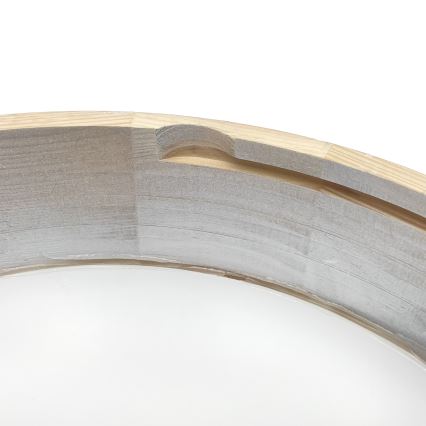 Brilagi - Stropna svjetiljka PINO 2xE27/15W/230V borovina/srebrna Ø 37,5 cm