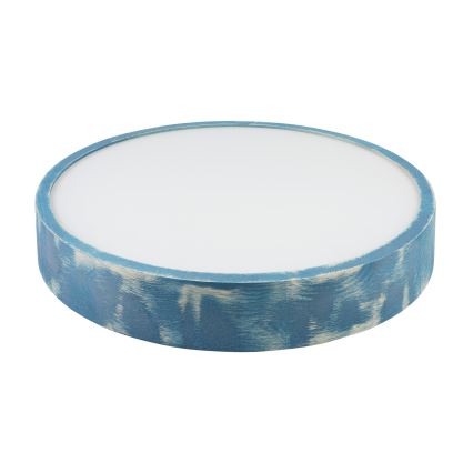 Brilagi - Stropna svjetiljka PINO 3xE27/15W/230V borovina/plava Ø 47,5 cm