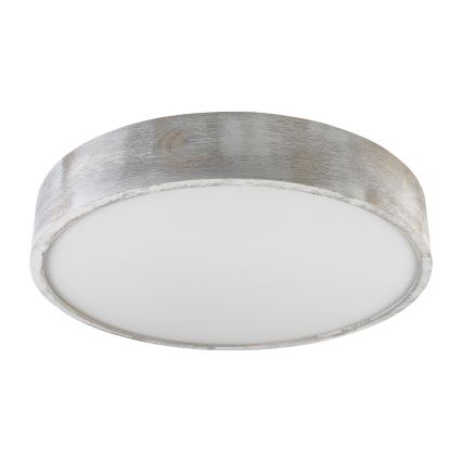 Brilagi - Stropna svjetiljka PINO 3xE27/15W/230V borovina/srebrna promjer 47,5 cm