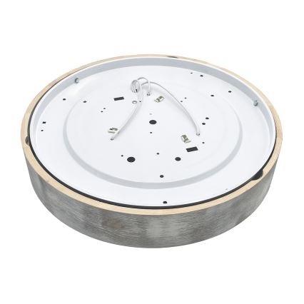 Brilagi - Stropna svjetiljka PINO 3xE27/15W/230V borovina/srebrna promjer 47,5 cm