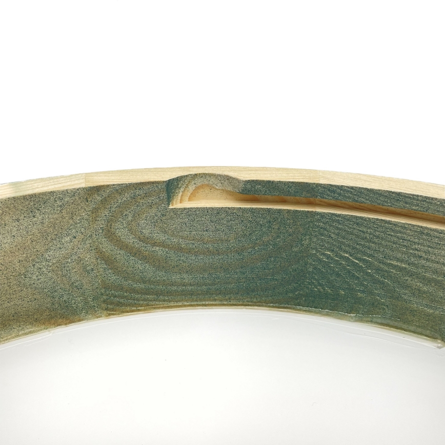 Brilagi - Stropna svjetiljka PINO 3xE27/15W/230V borovina/zelena pr. 47,5 cm