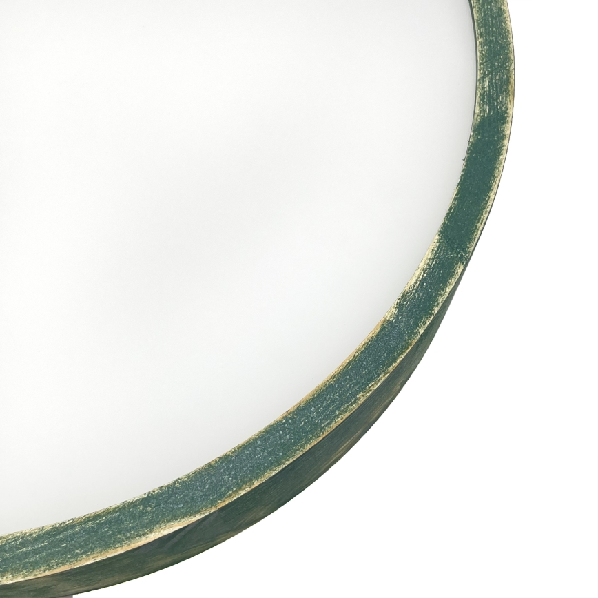 Brilagi - Stropna svjetiljka PINO 3xE27/15W/230V borovina/zelena pr. 47,5 cm