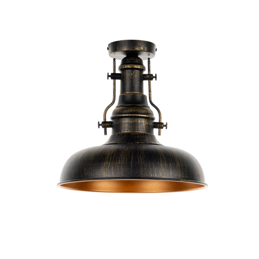 BRILAGI - Stropna svjetiljka PYRONIC 1xE27/40W/230V promjer 32 cm brončana/patina
