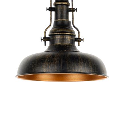 BRILAGI - Stropna svjetiljka PYRONIC 1xE27/40W/230V promjer 32 cm brončana/patina