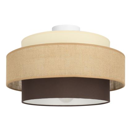 Brilagi - Stropna svjetiljka RESNA 1xE27/60W/230V Ø 40 cm bež/crna