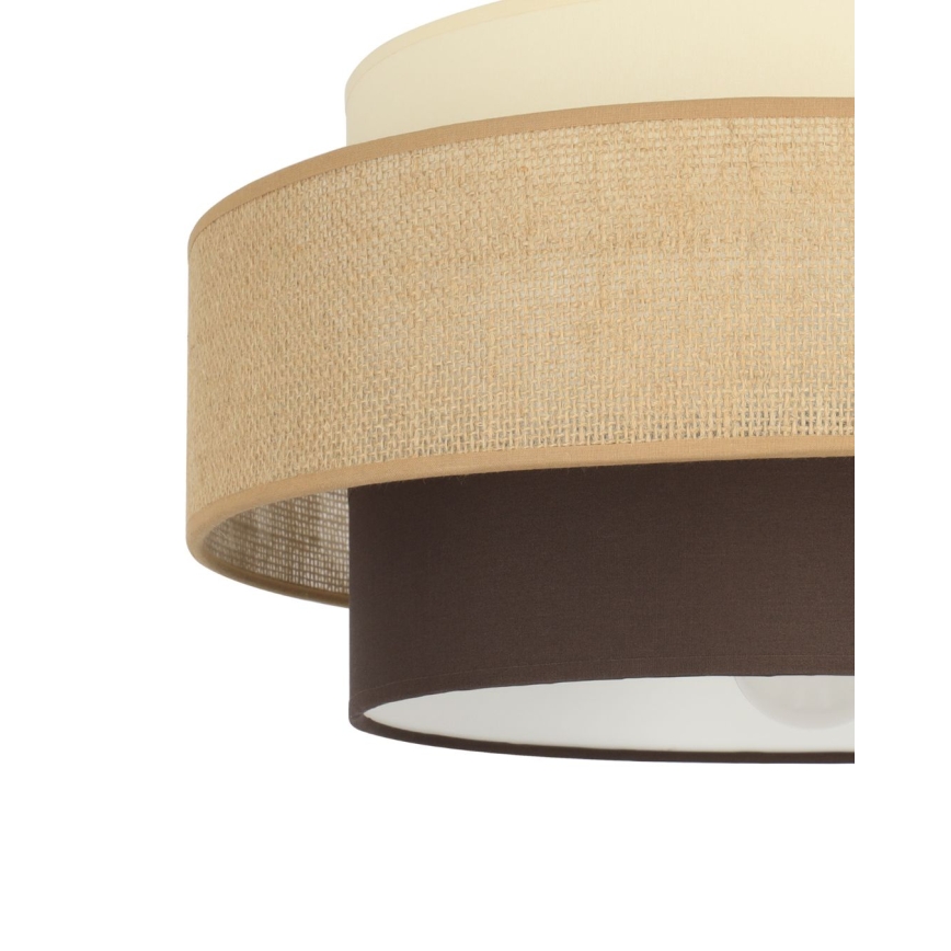 Brilagi - Stropna svjetiljka RESNA 1xE27/60W/230V Ø 40 cm bež/crna