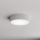 Brilagi - Stropna svjetiljka sa senzorom CLARE 2xE27/24W/230V promjer 30 cm siva