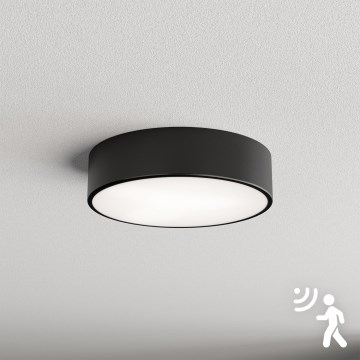 Brilagi - Stropna svjetiljka sa senzorom CLARE 2xE27/40W/230V pr. 30 cm crna