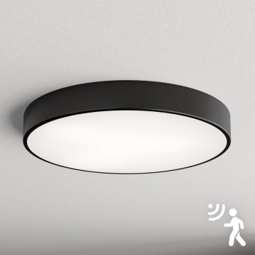 Brilagi - Stropna svjetiljka sa senzorom CLARE 5xE27/40W/230V Ø 60 cm crna