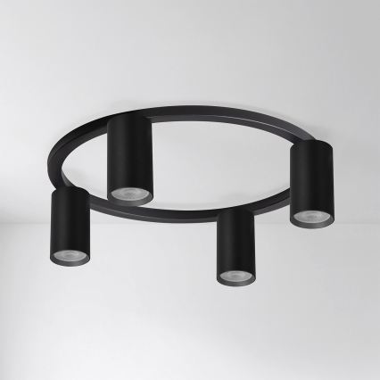 Brilagi - Stropna svjetiljka SELE 4xGU10/30W/230V crna