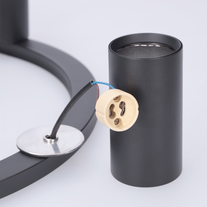 Brilagi - Stropna svjetiljka SELE 4xGU10/30W/230V crna