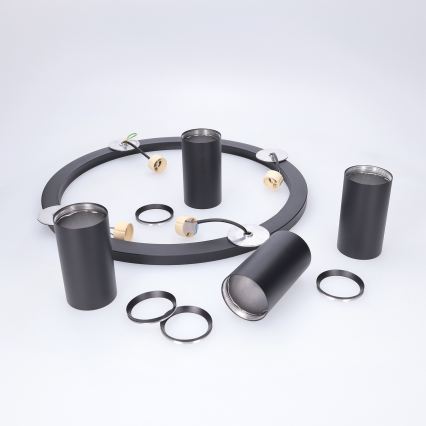 Brilagi - Stropna svjetiljka SELE 4xGU10/30W/230V crna