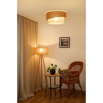Brilagi - Stropna svjetiljka SHINE 1xE27/15W/230V pr. 50 cm bež/krem
