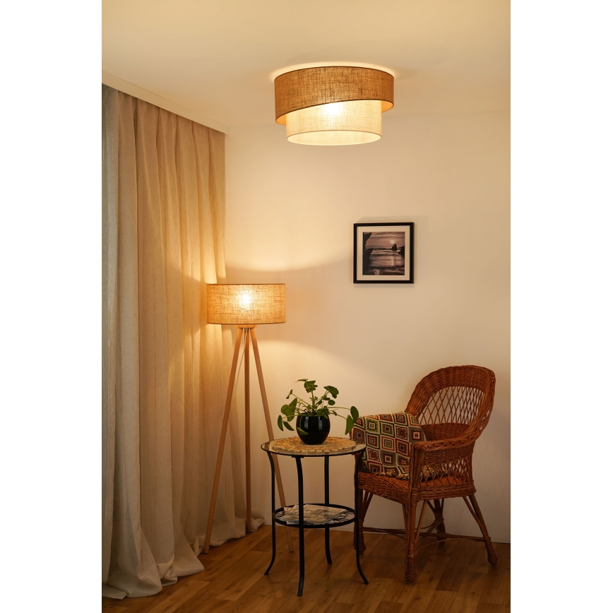 Brilagi - Stropna svjetiljka SHINE 1xE27/15W/230V pr. 50 cm bež/krem