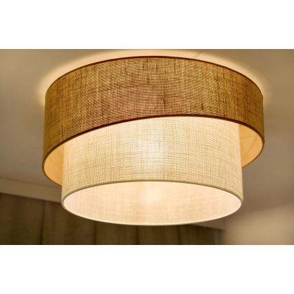 Brilagi - Stropna svjetiljka SHINE 1xE27/15W/230V pr. 50 cm bež/krem