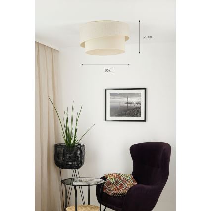 Brilagi - Stropna svjetiljka SHINE 1xE27/15W/230V pr. 50 cm krem