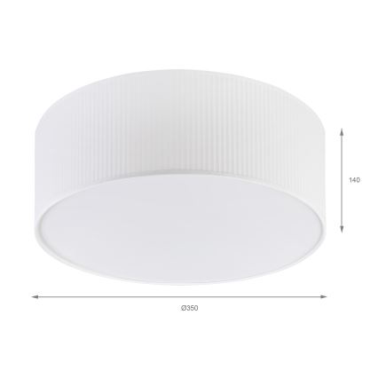 Brilagi - Stropna svjetiljka SIRIJA MODERN 2xE27/60W/230V Ø 35 cm bijela