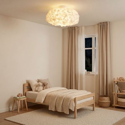 Brilagi - Stropna svjetiljka SOLEAIR 1xE27/40W/230V, promjer 45 cm, bijela