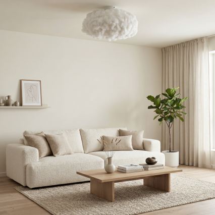 Brilagi - Stropna svjetiljka SOLEAIR 1xE27/40W/230V, promjer 45 cm, bijela