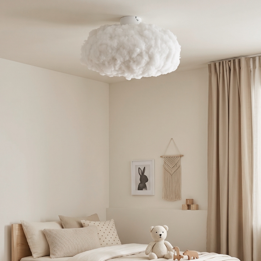 Brilagi - Stropna svjetiljka SOLEAIR 1xE27/40W/230V, promjer 45 cm, bijela
