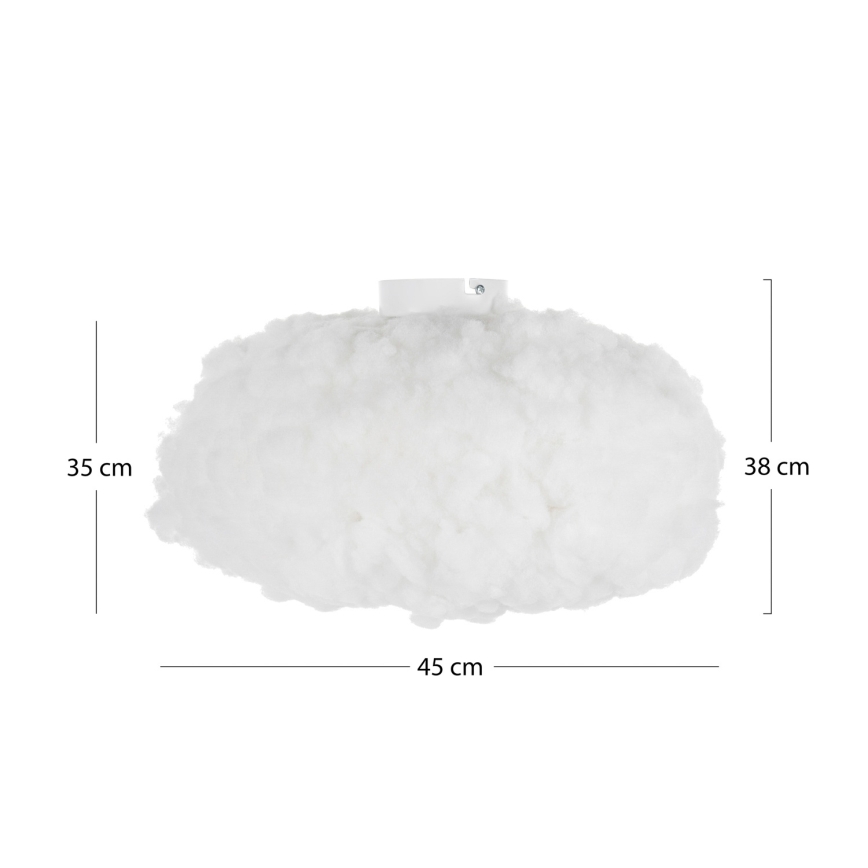 Brilagi - Stropna svjetiljka SOLEAIR 1xE27/40W/230V, promjer 45 cm, bijela