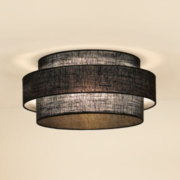 Brilagi - Stropna svjetiljka SPACE YUTE LED/12W/230V pr. 50 cm 3000K/4000K/6400K crna