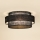 Brilagi - Stropna svjetiljka SPACE YUTE LED/12W/230V promjer 50 cm 3000K/4000K/6400K crna