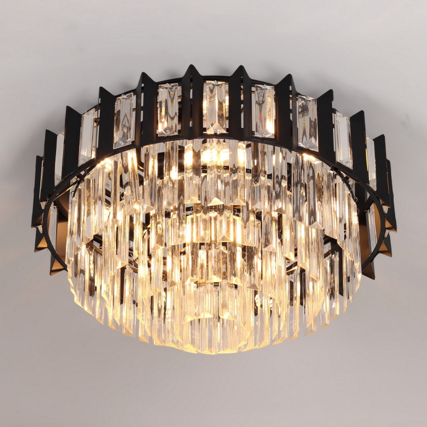 Brilagi - Stropna svjetiljka SPECTRA 5xE14/40W/230V Ø 48 cm crna