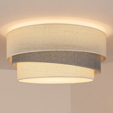 Brilagi - Stropna svjetiljka TRIO 1xE27/60W/230V Ø 40 cm kremasta/siva