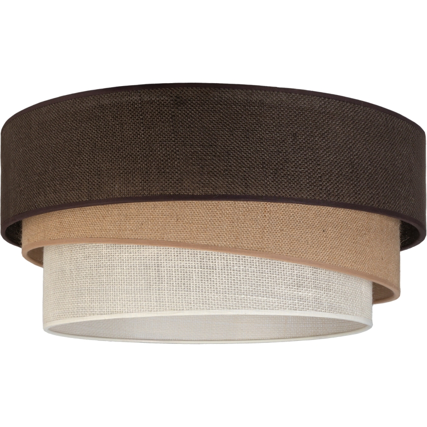 Brilagi - Stropna svjetiljka TRIO 1xE27/60W/230V Ø 40 cm smeđa/bež/bijela