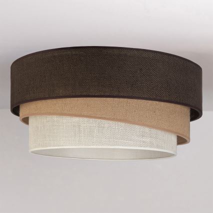 Brilagi - Stropna svjetiljka TRIO 1xE27/60W/230V Ø 40 cm smeđa/bež/bijela