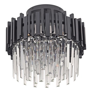 Brilagi - Stropna svjetiljka VERVE 6xE14/40W/230V Ø 60 cm crna