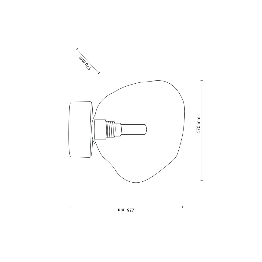 Brilagi - Stropna svjetiljka VULCANO 1xG9/8W/230V bež/dimno bež