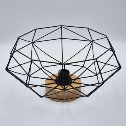 Brilagi - Stropna svjetiljka WOODY BASKET 1xE27/60W/230V hrast