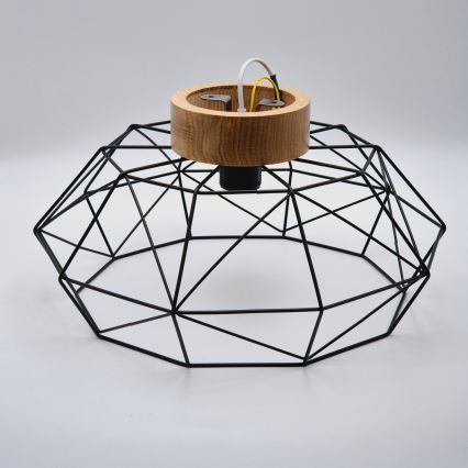 Brilagi - Stropna svjetiljka WOODY BASKET 1xE27/60W/230V hrast
