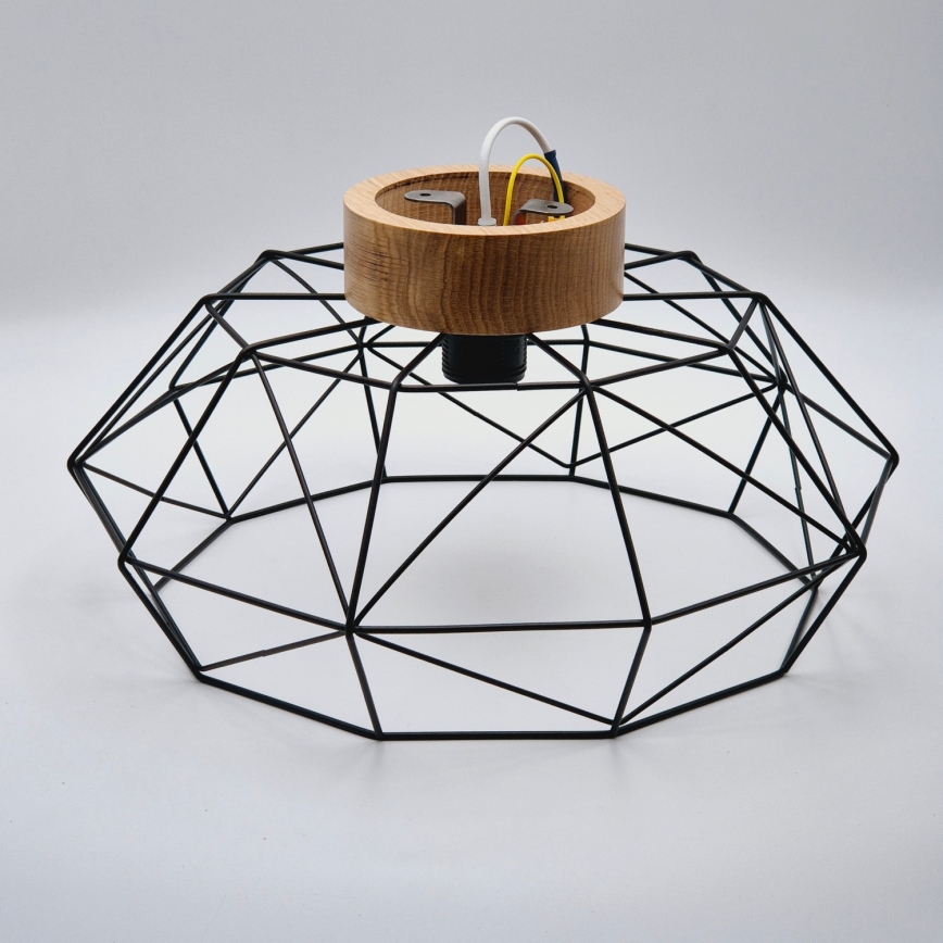 Brilagi - Stropna svjetiljka WOODY BASKET 1xE27/60W/230V hrast